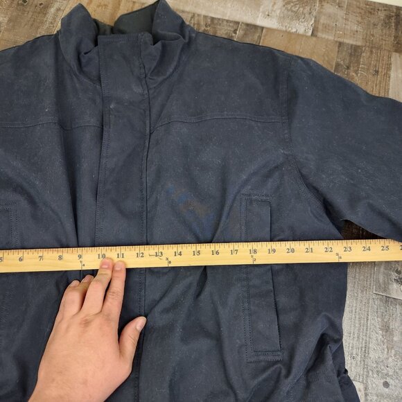 Vintage LL Bean size XL Quilted Lined Gore-tex Insulated Wool Polyester Jacket - Picture 7 of 10